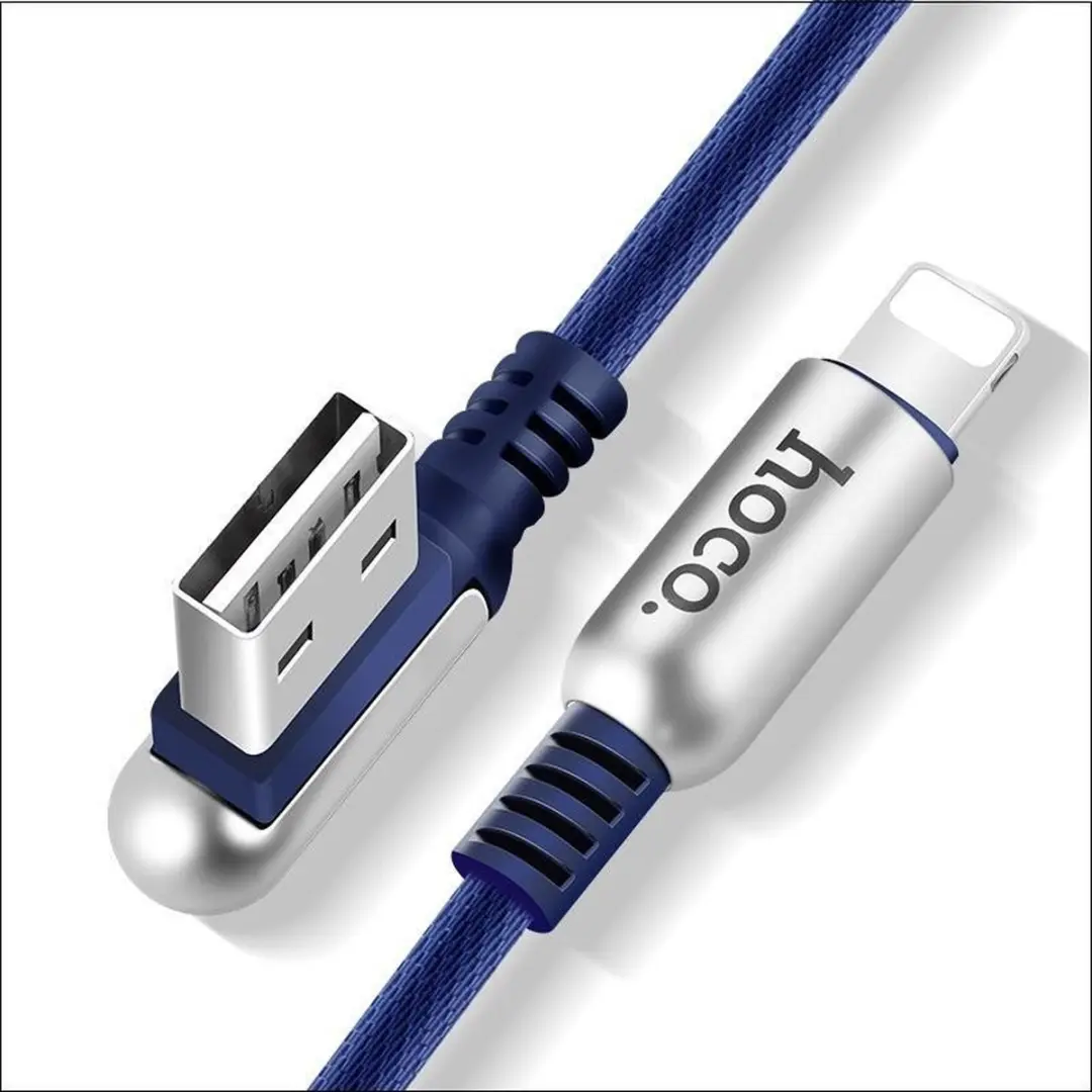 Hoco 6957531051923 USB naar Lightning Kabel 1,2M - Blauw