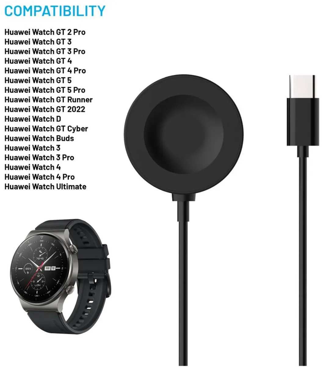 Fixed USB-C Oplaadkabel FIXDW-864-C - 1m - Zwart