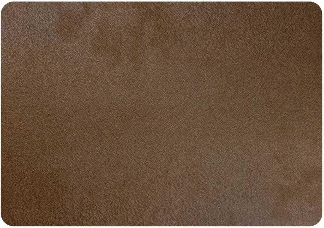 Cosy&Trendy Lederlook Placemats Lead Gray - 43x30cm - 6 Stuks