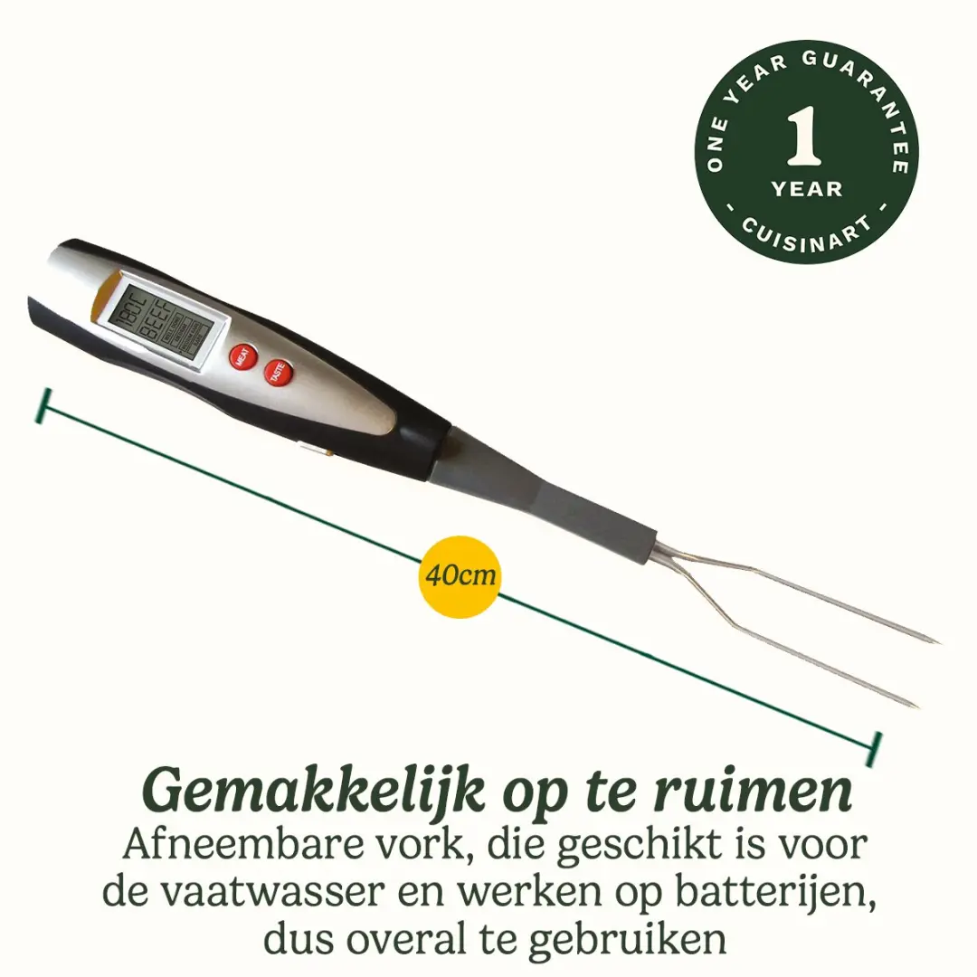 Cuisinart Digitale BBQ Thermometer - Zwart