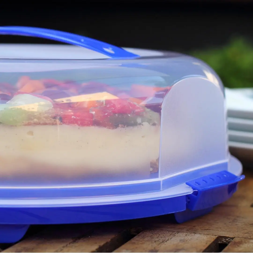 Rotho Fresh Taartdoos 35.5cm - 9L - Wit/Transparant