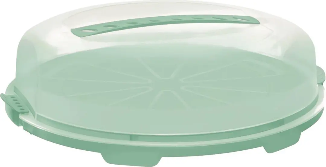 Rotho Fresh Taartdoos 35.5cm - 9L - Wit/Transparant - afbeelding 6 van 6