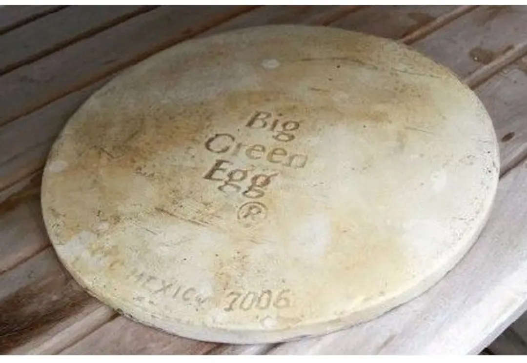 Big Green Egg Pizzasteen 53cm - Beige - afbeelding 6 van 6