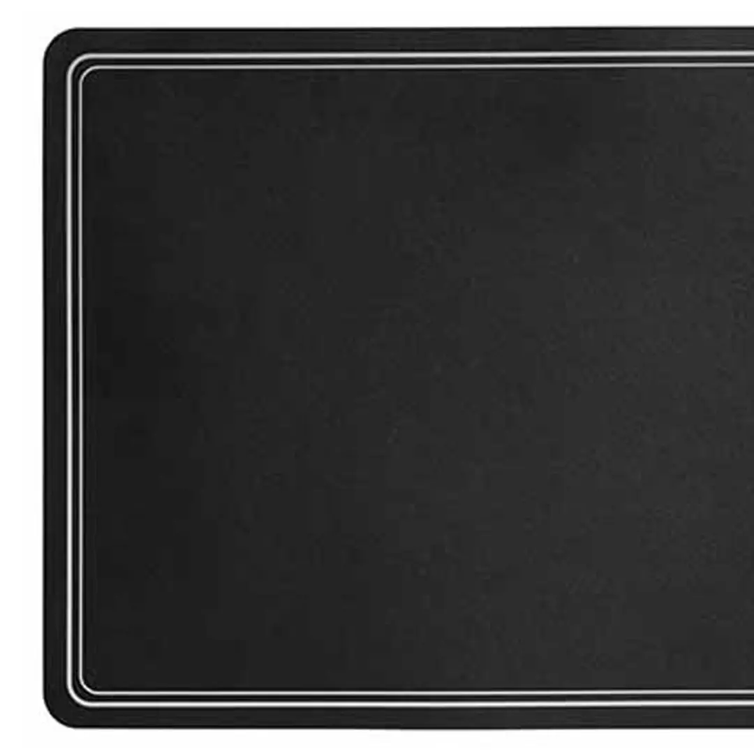 Cosy&Trendy Tafel Placemat PU-leer Zwart 43x30cm