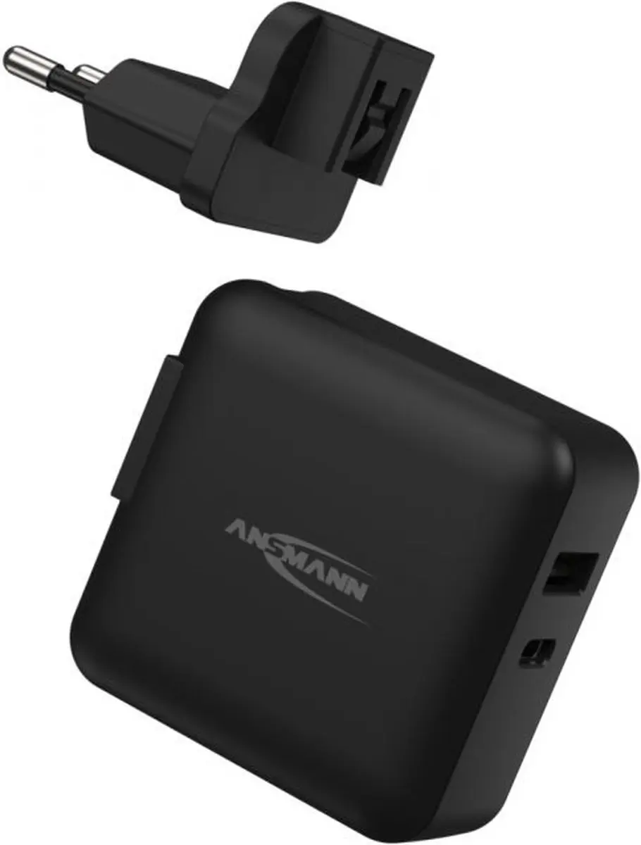 Ansmann 1001-0140 Oplader 30W - 2x USB-C - Zwart - afbeelding 6 van 6