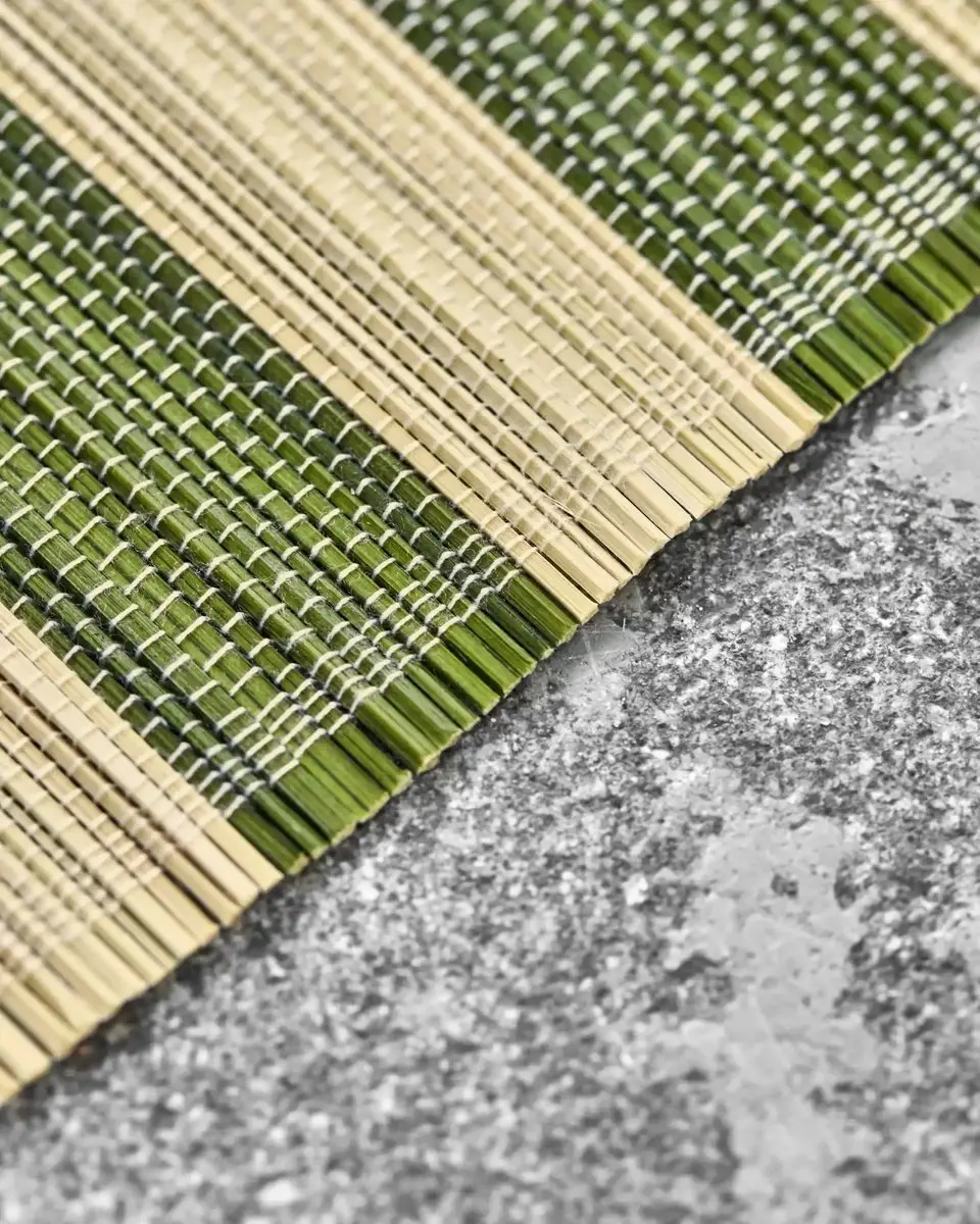 House Doctor Placemat Rayas - Groen - 4 Stuks
