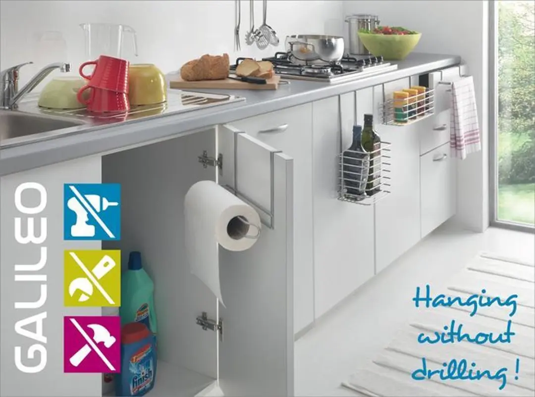 Metaltex Galileo Lijn Dubbele Mand - Zilver - afbeelding 4 van 6