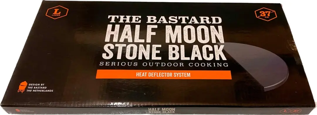 The Bastard Half Moon Stone BB725 Plate Setter - Zwart