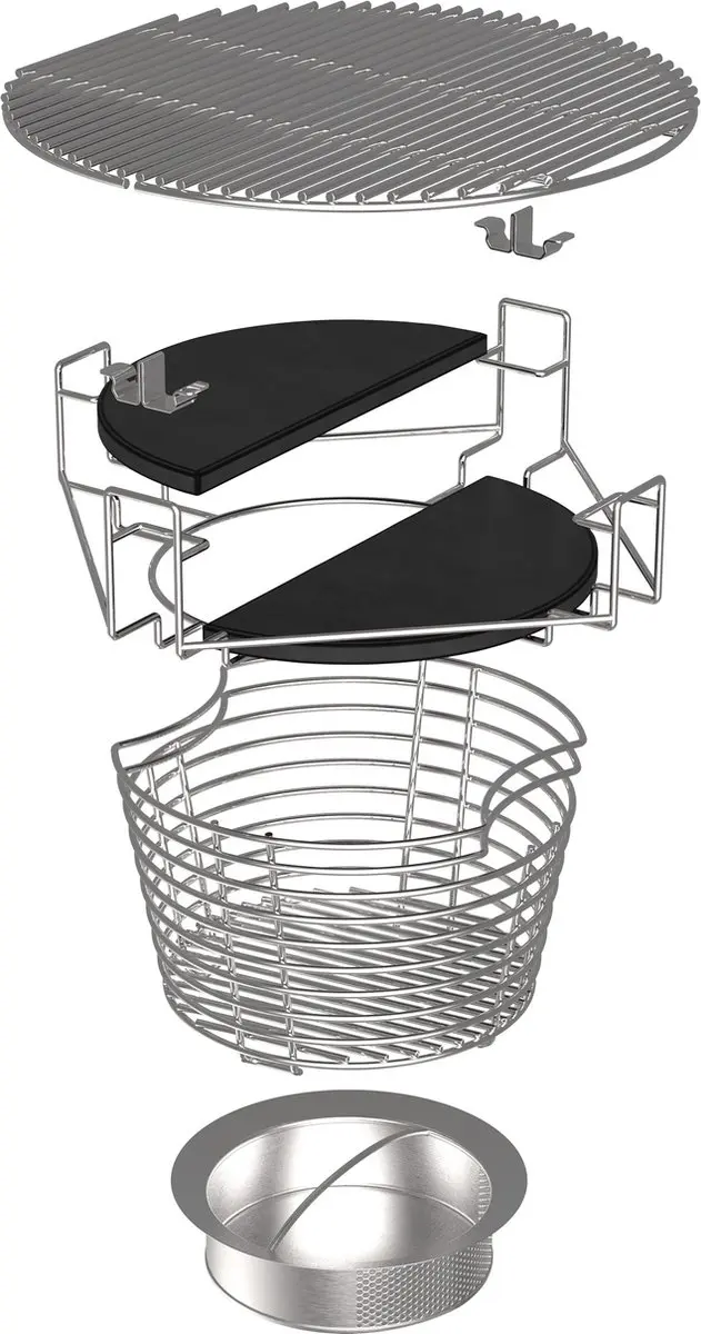 The Bastard Half Moon Stone BB725 Plate Setter - Zwart