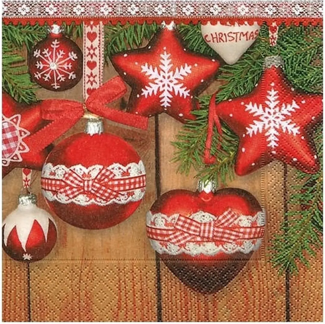 Duni Kerst Servetten 33x33cm