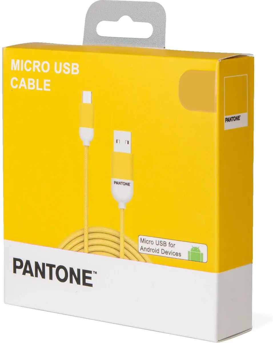 Celly Micro-USB Kabel 4713213361153 - Geel