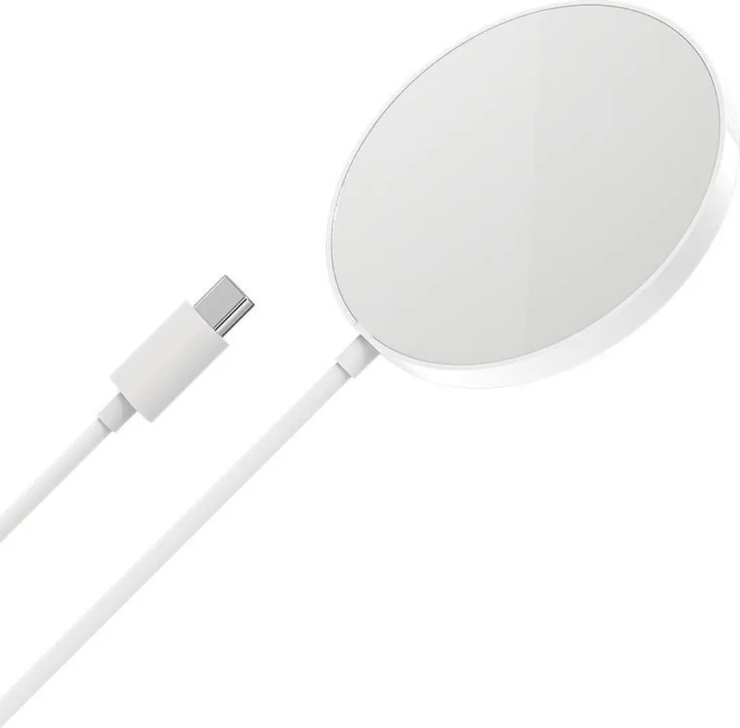 Hoco CW28 Draadloze Magsafe Oplader 15W - Wit
