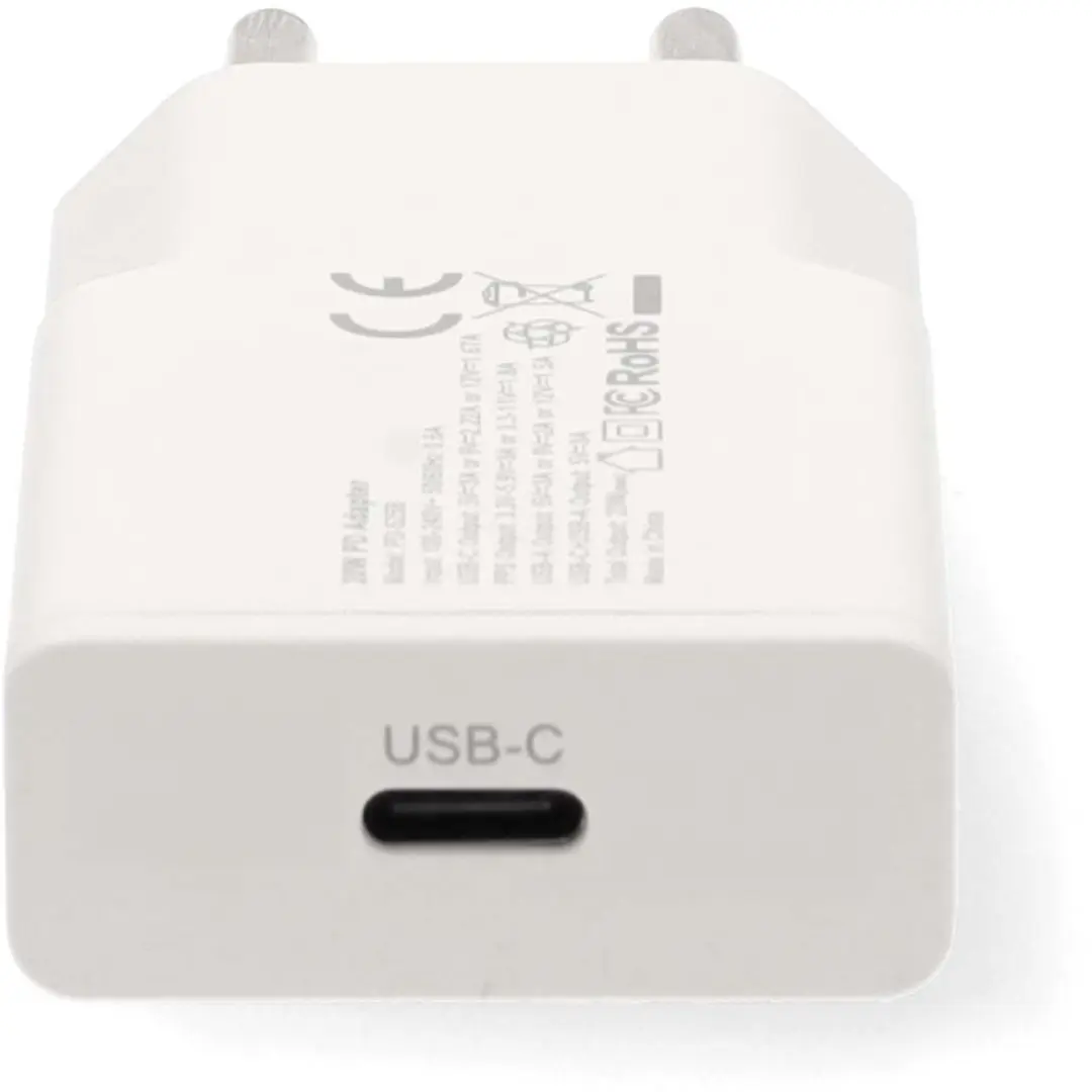 Nedis WCHA20WTUL Oplader 20W GaN - USB-C - 1m Kabel - Wit