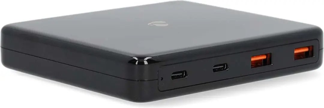 Nedis GaN DCGPD65W100BK Bureaulader 65W - 4x USB - 1.5m - Zwart