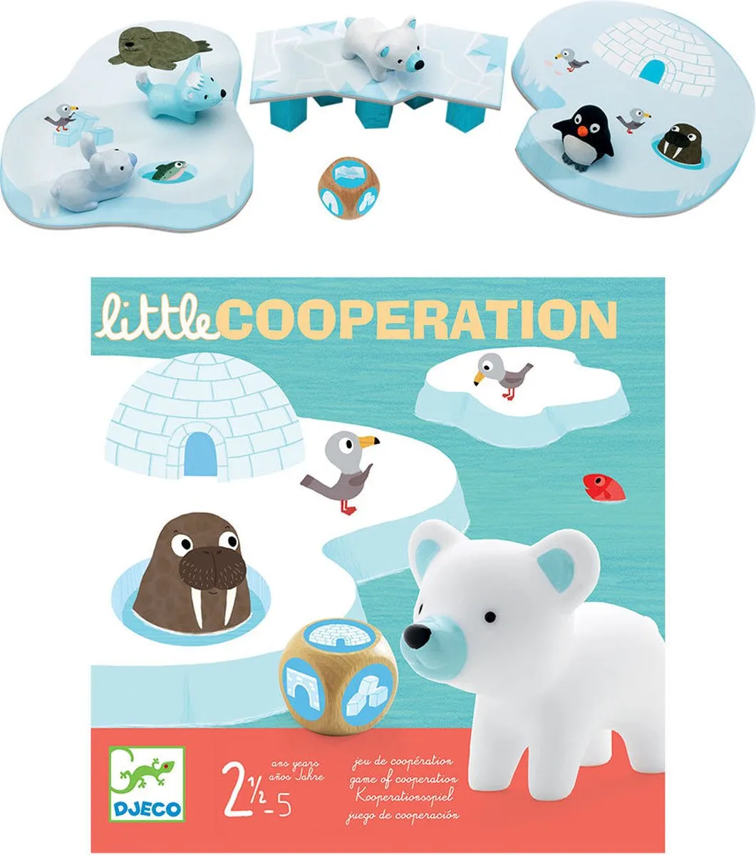 Djeco Little Cooperation - 4 Dieren & Iglo's - Multicolor - afbeelding 6 van 6