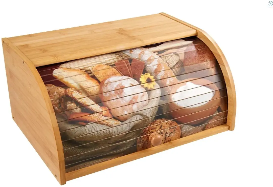 Westfalia Bamboe Broodtrommel 38x28x18cm - Roldeksel