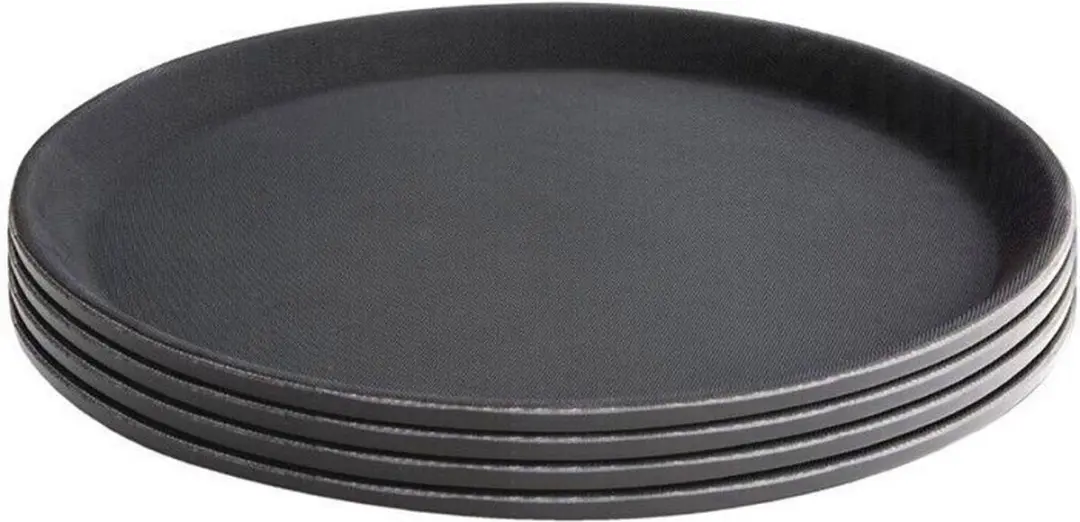 Olympia Kristallon C556 Antislip Dienblad 28cm - Zwart