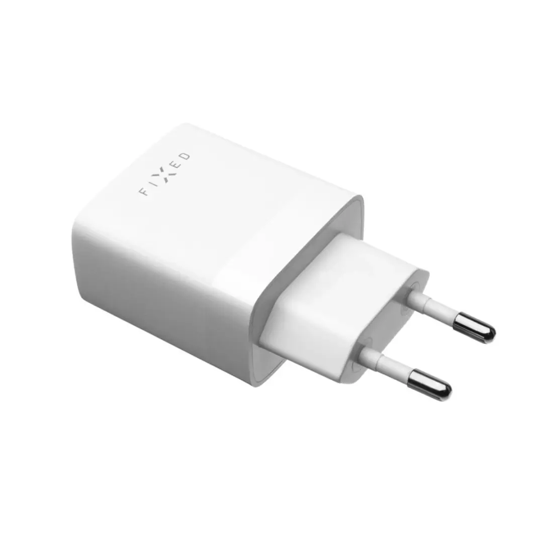 Fixed FIXC17N-2UL-WH USB Oplader 17W - 2x USB-A + Lightning Kabel 1m - Wit