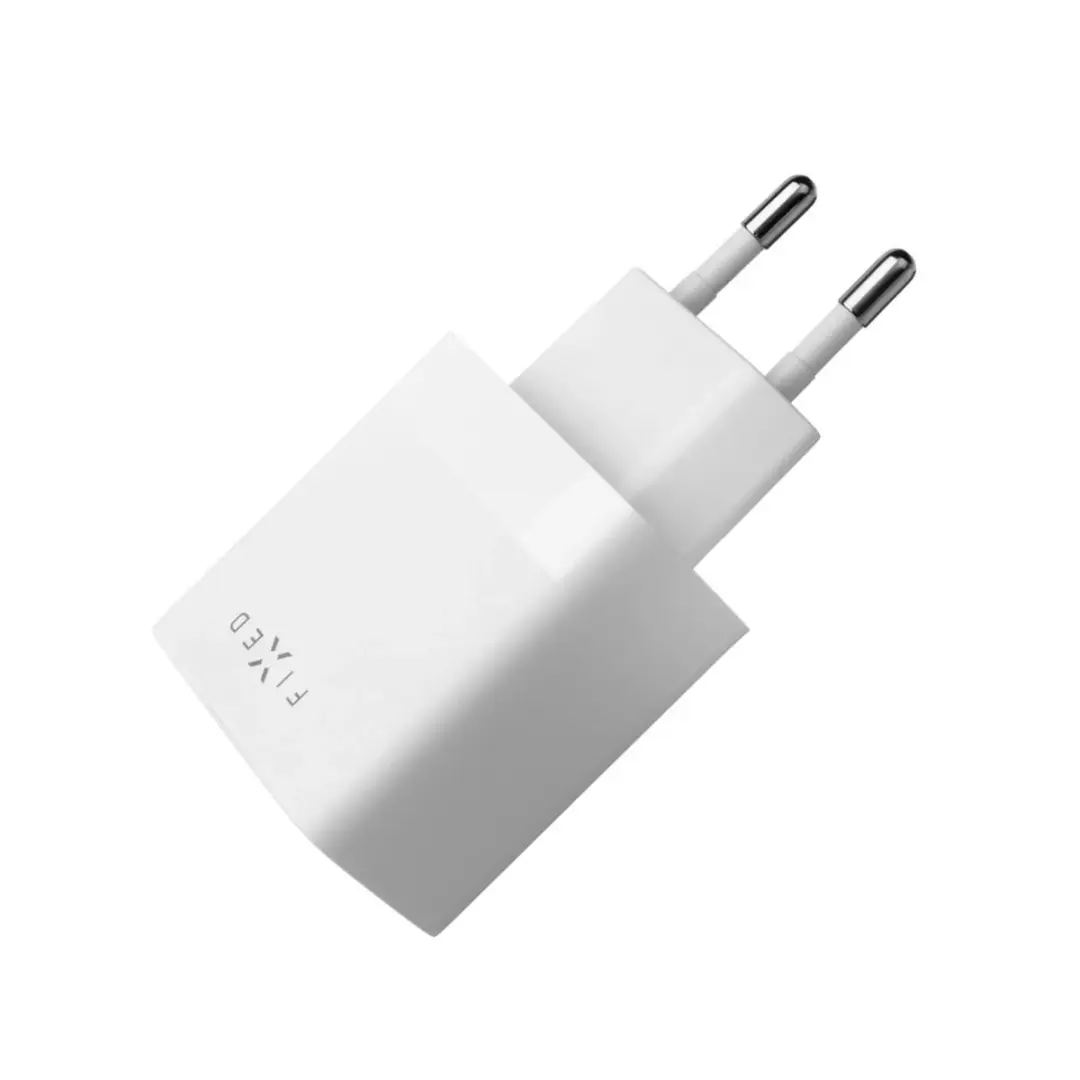 Fixed FIXC17N-2UL-WH USB Oplader 17W - 2x USB-A + Lightning Kabel 1m - Wit