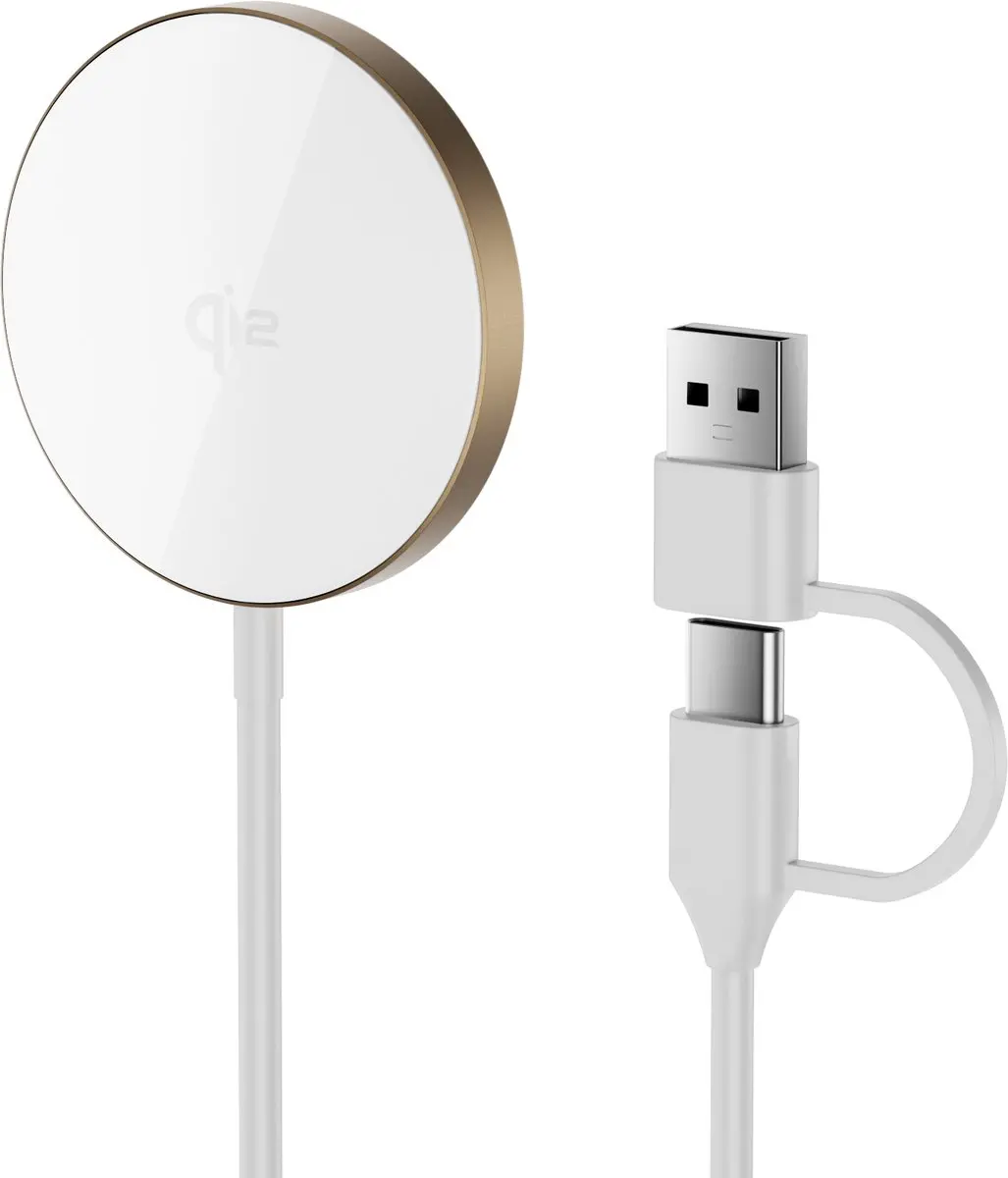WiWu Wi-W029 Draadloze Oplader Qi2 15W - Goud - afbeelding 6 van 6