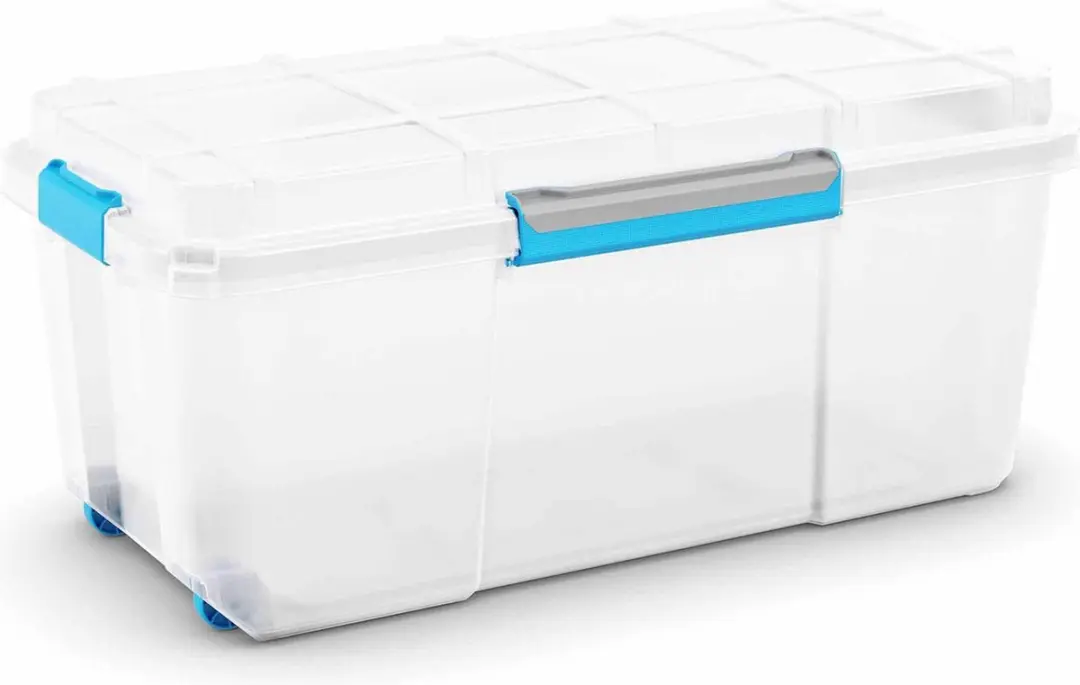 KIS Scuba Opbergbox 80L - Wit/Blauw