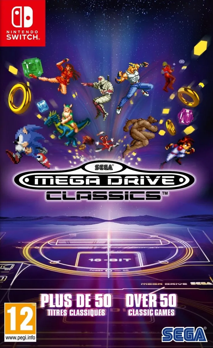 Sega Megadrive Classics Switch - 2 Spelers