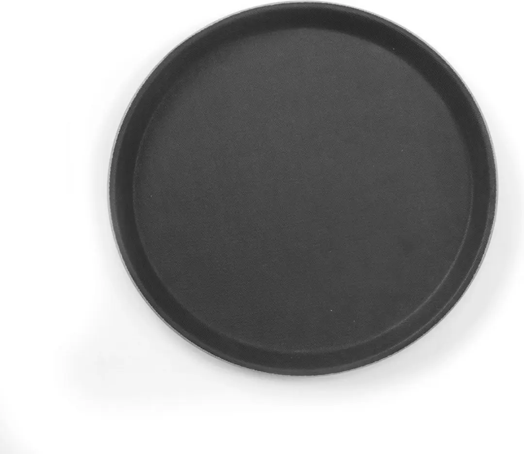 HENDI Rond Dienblad Ø40cm - Antislip - Zwart