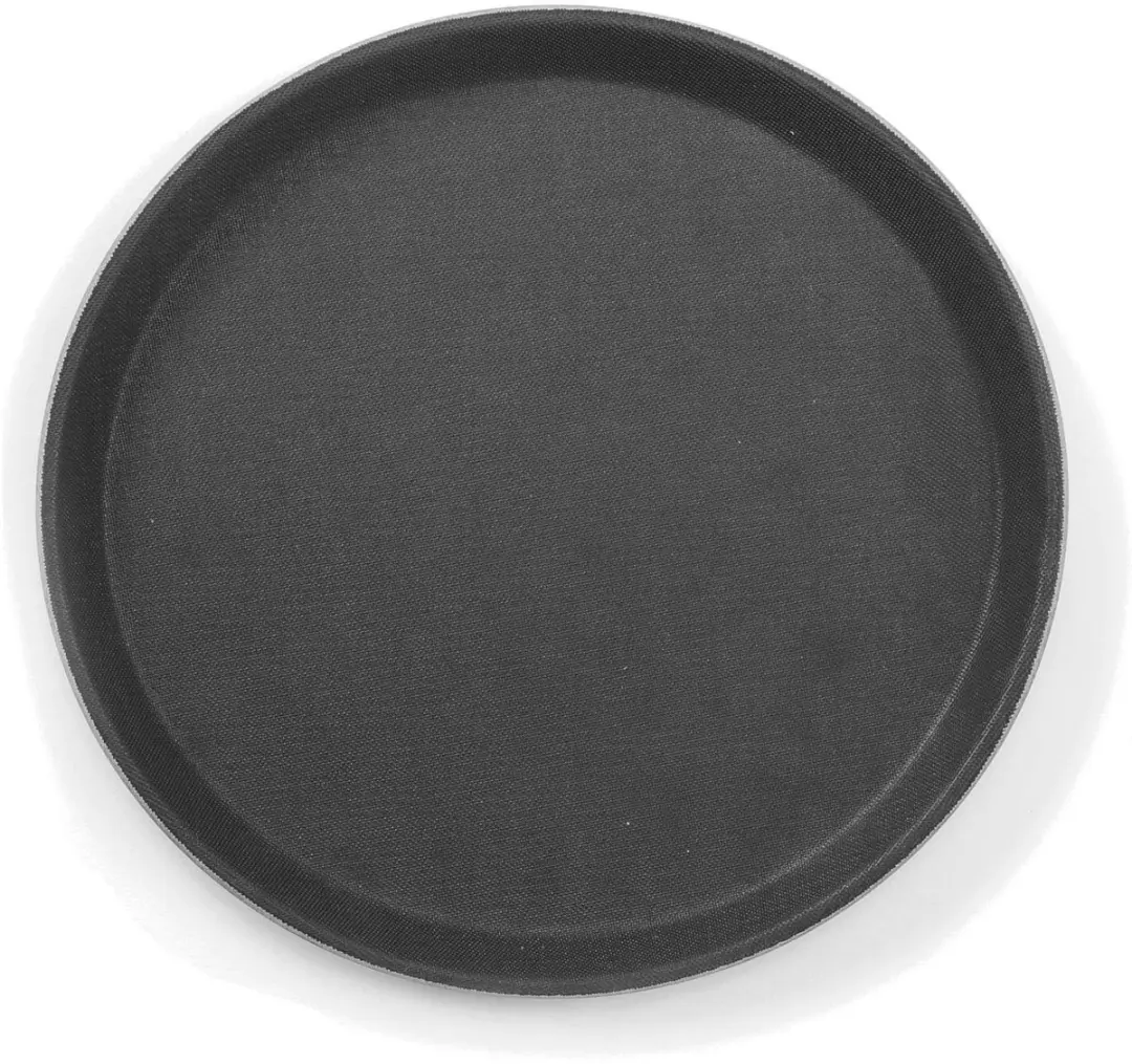 HENDI Rond Dienblad Ø40cm - Antislip - Zwart
