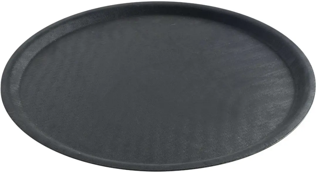HENDI Rond Dienblad Ø40cm - Antislip - Zwart