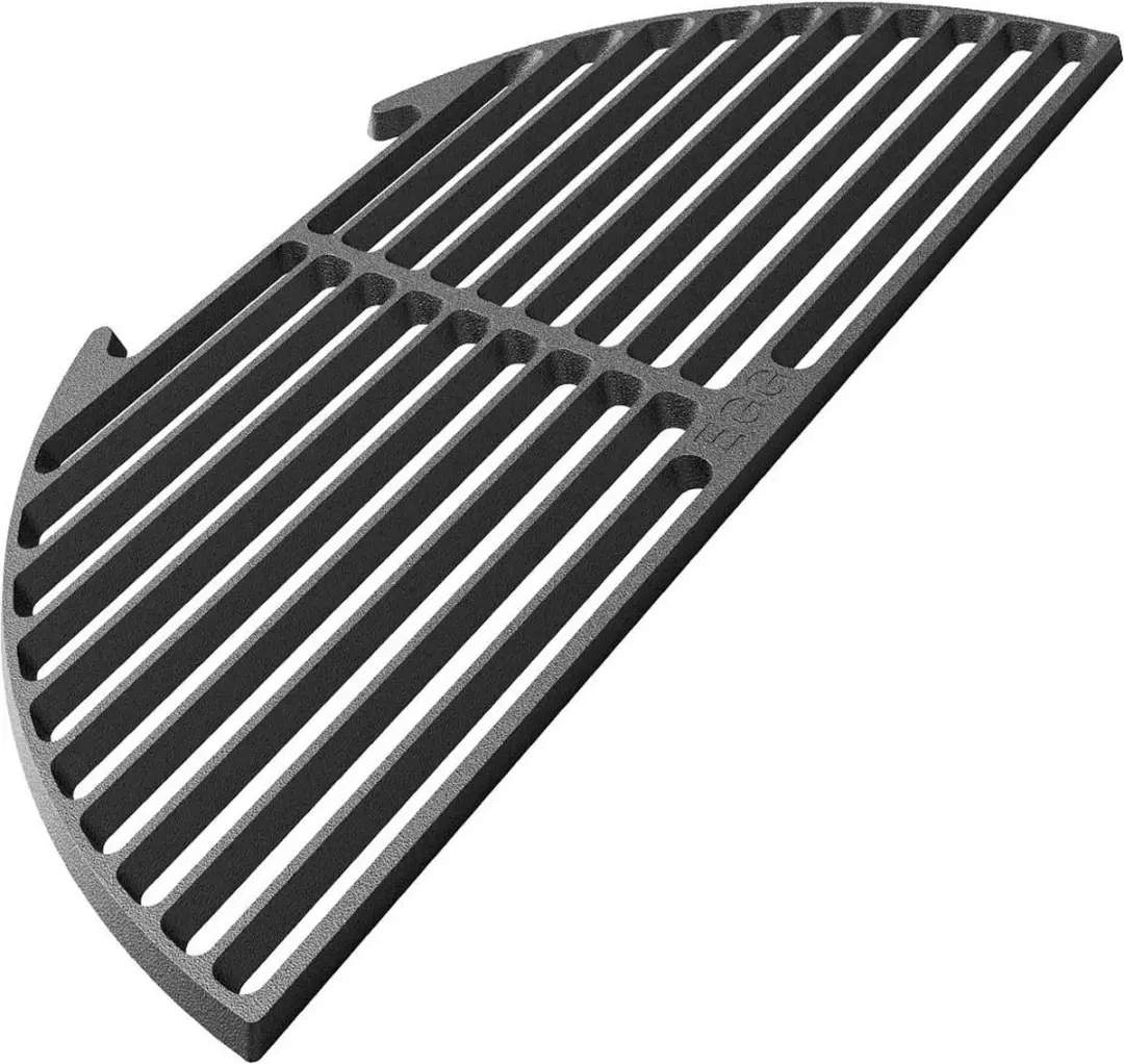 Big Green Egg Gietijzer Halfrond Grillrooster Large - Zwart