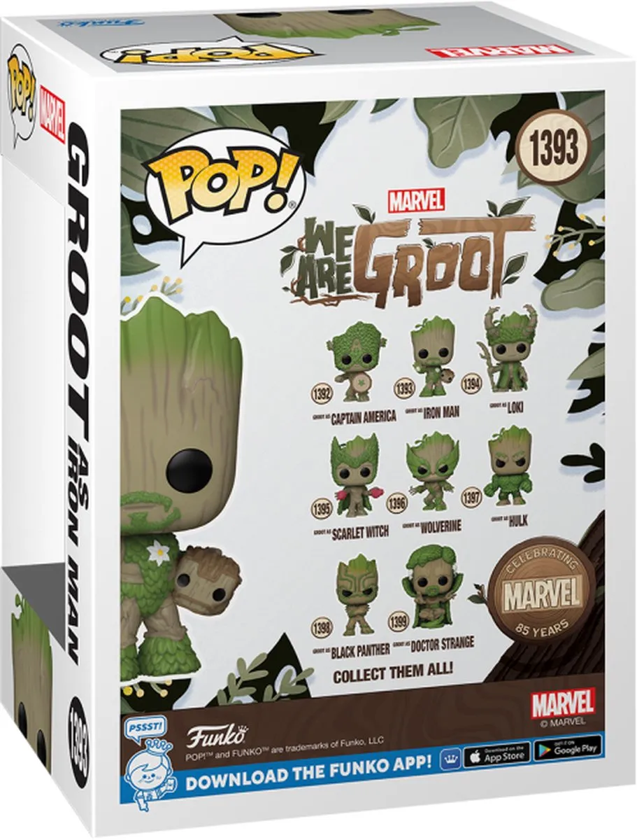 Funko Pop! We Are Groot as Iron Man Marvel Vinyl Figuur - Multi