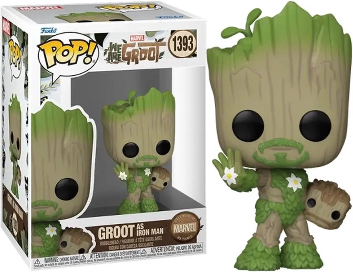 Funko Pop! We Are Groot as Iron Man Marvel Vinyl Figuur - Multi