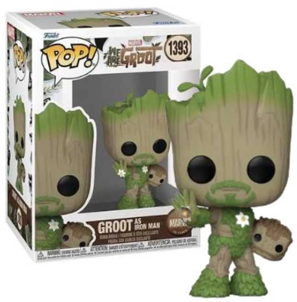Funko Pop! We Are Groot as Iron Man Marvel Vinyl Figuur - Multi