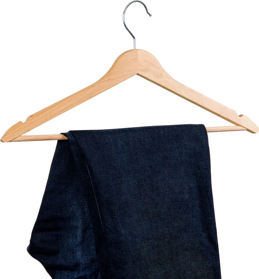 Wicotex Houten Kledinghanger Set 40 Stuks - Naturel