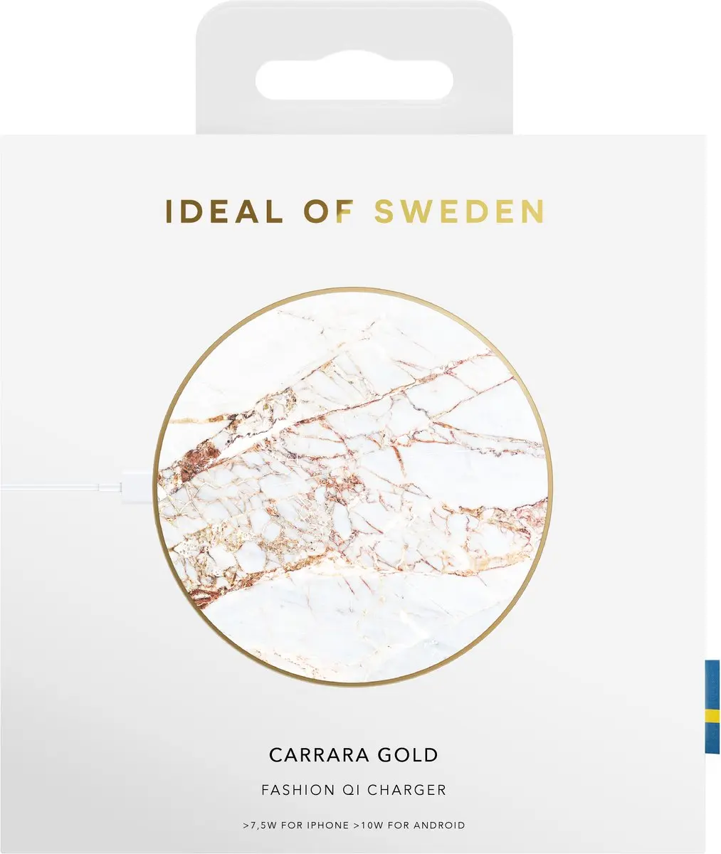 iDeal of Sweden Draadloze Oplader 10W Carrara Gold