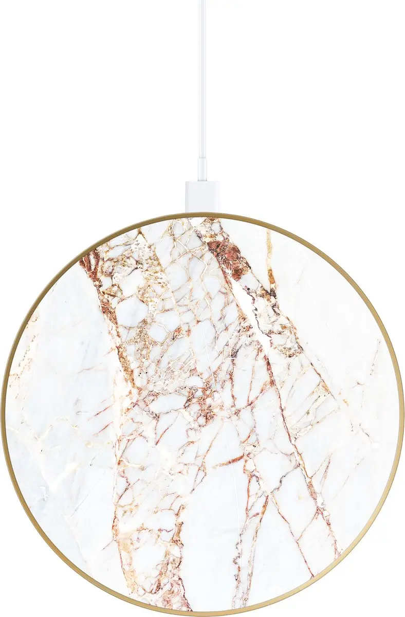 iDeal of Sweden Draadloze Oplader 10W Carrara Gold