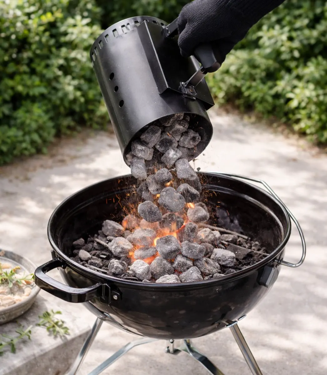 Cookinglife BBQ Brikettenstarter 30.5cm - Zwart