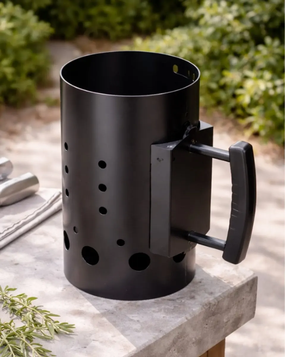 Cookinglife BBQ Brikettenstarter 30.5cm - Zwart