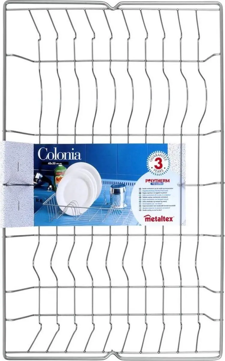 Metaltex Colonia Afdruiprek 48x30cm - MPN 320345 - Grijs - afbeelding 6 van 6