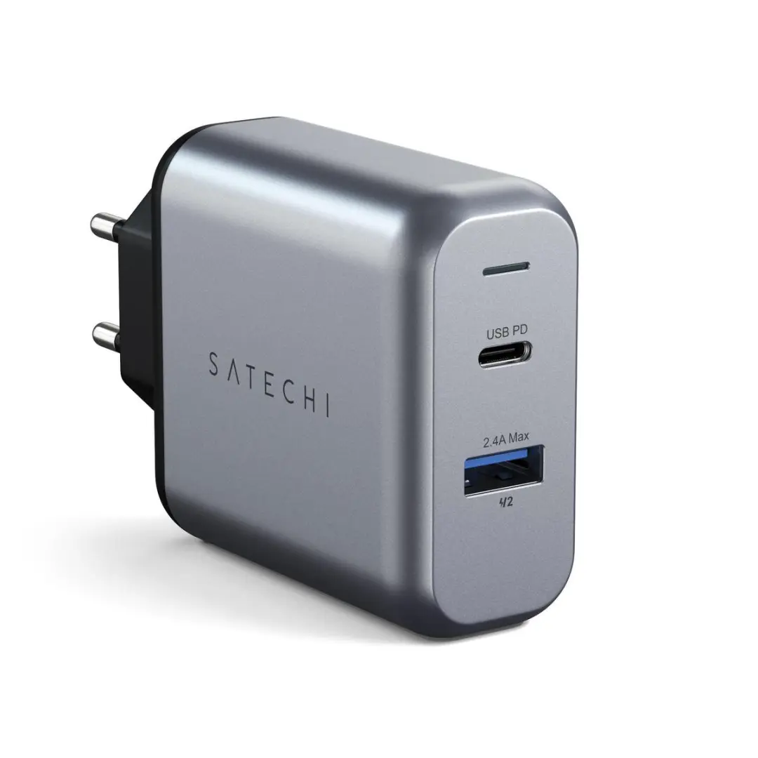 Satechi 30W Dual-Port Oplader ST-MCCAM-EU