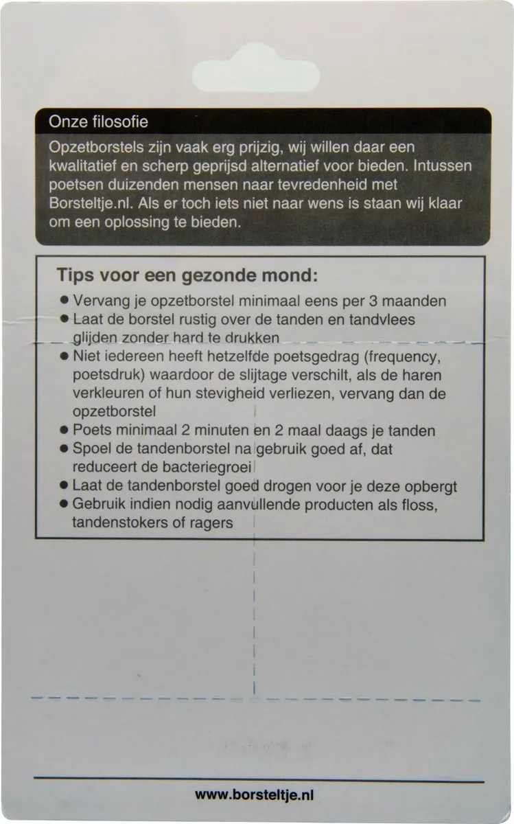 Oral-B Cross Action EB50 Opzetborstels - 8 Stuks