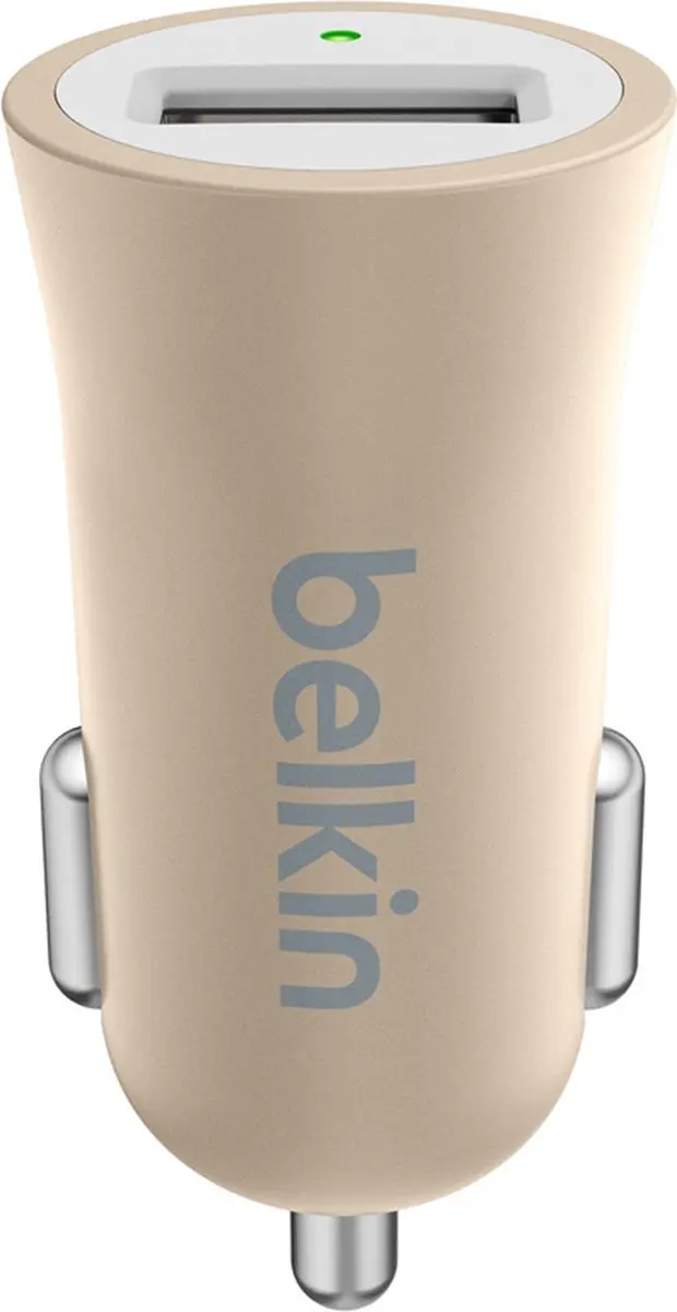 Belkin MIXIT USB Autolader 12W - Goud - afbeelding 2 van 4