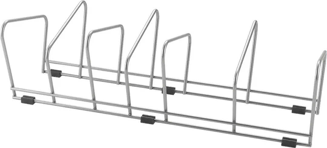 Metaltex Pannen Organizer 6-delig - Zilvergrijs