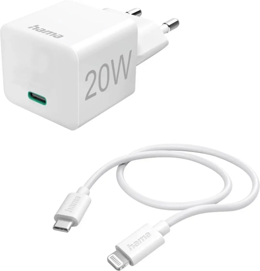 Hama 00201620 AC Sneloplader 20W - Wit