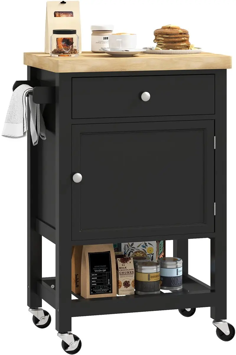 Homcom Keukenwagen 63,5x40x90cm