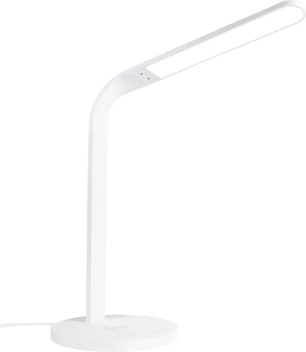 Deltaco DELO-0401 Tafellamp met Draadloze Oplader - 10W Wit