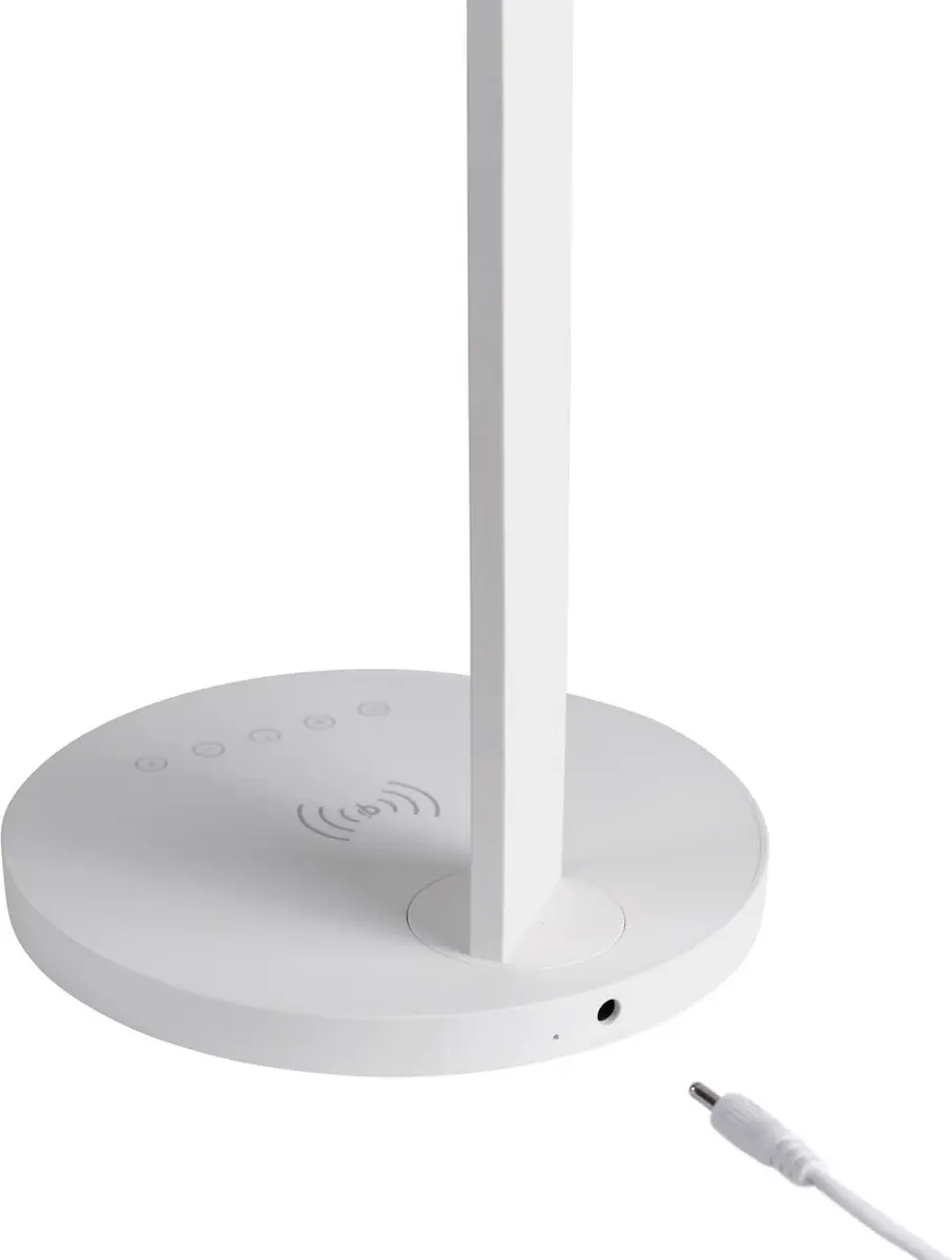 Deltaco DELO-0401 Tafellamp met Draadloze Oplader - 10W Wit