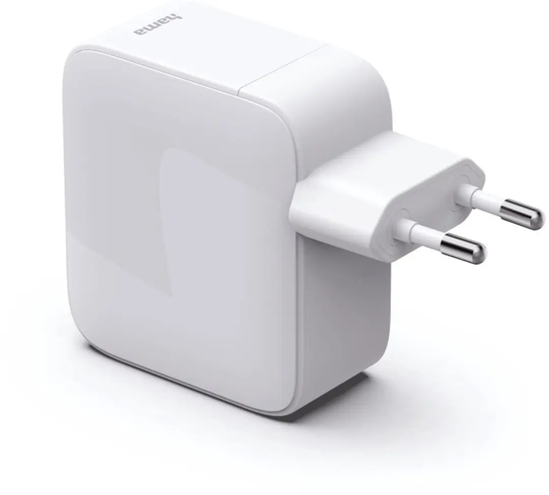 Hama 65W Snellader - 2x USB-C - Wit
