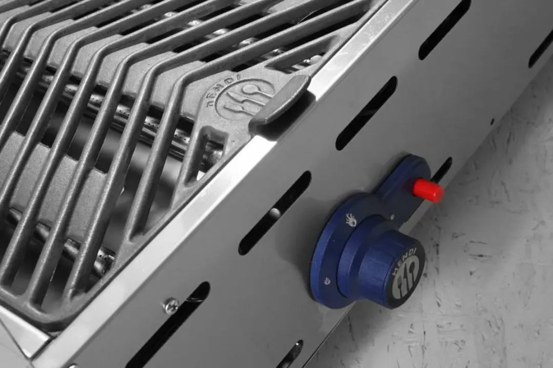 HENDI HEN-149614 Verrijdbare Barbecue 22kW - RVS
