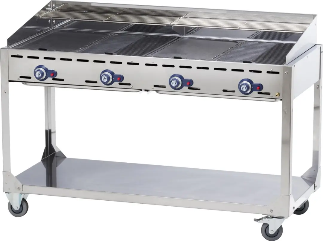 HENDI HEN-149614 Verrijdbare Barbecue 22kW